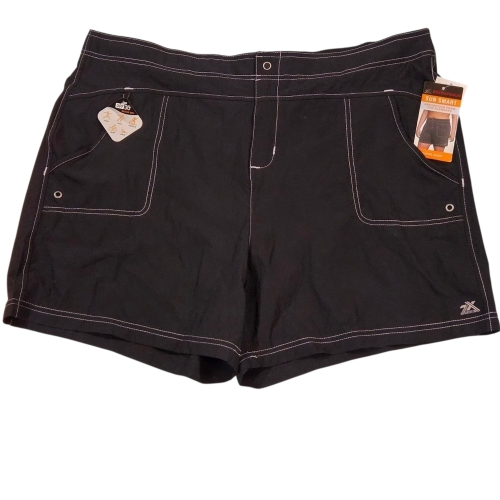 Zeroxposur Womens Sun Smart UPF +30 Quick Dry Hybrid Shorts Size 2X(20W)